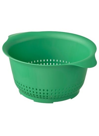 Buy Colander, bright green, Large, sturdy & easy to lift, Dishwasher-safe, Polypropylene plastic in UAE