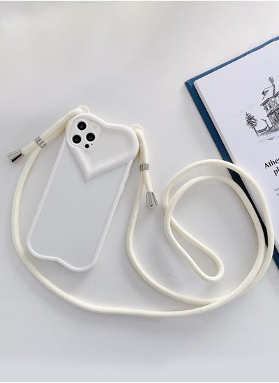 اشتري Mobile Cover For iPhone 12 Pro Max With Textile Hanging Rope في الامارات