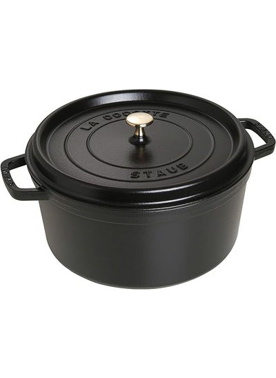 Buy Round Casserole Black 30 Cm Sb 110 30 25 in Saudi Arabia