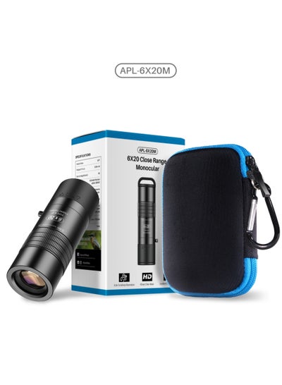 اشتري APEXEL Portable 6X20M Travel Telescope Lens for Smartphones HD BAK4 Prism Monocular Zoom Telephoto Lens Mobile Phone Accessories في الامارات