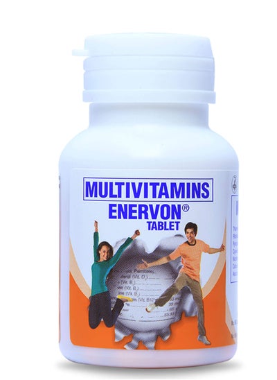 Buy Enervon Multivitamins Food Supplement Tablets 30's in UAE