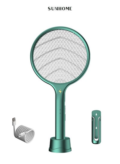 Buy 2-in-1 Wall-mounted/Handheld Electric Mosquito Swatter 2000mAh 2W BG-A6 Green in Saudi Arabia