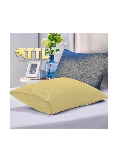 Buy Pillowcase for Home, Hotels & Touristic Village/Modern Design from Tigers,BEIGE,55cm*75cm in Egypt