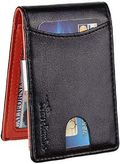 اشتري Black Leather For Men - Bifold Wallets في الامارات