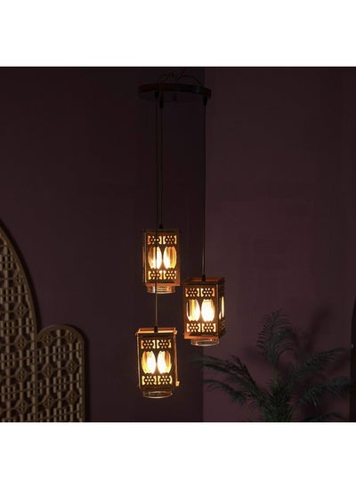 Buy Woody Outdoor Hanging Chandelier 6637/3H in UAE