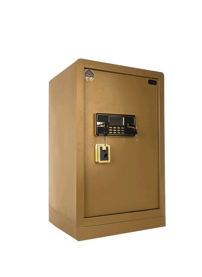 Buy Semi-armored safe with electronic lock and 2 keys and knob for enhanced security. H80*W48*D40CM 85KG in Egypt