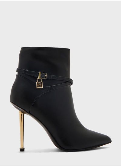 اشتري Pointed Tow High Heel Ankle Boot في الامارات