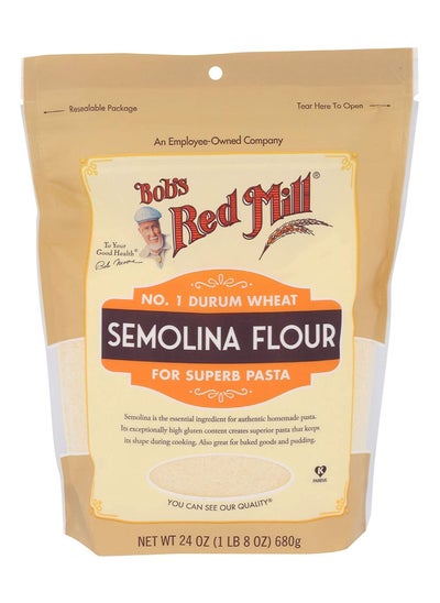 Buy Bobs Red Mill Semolina Pasta Flour, 24 oz in UAE