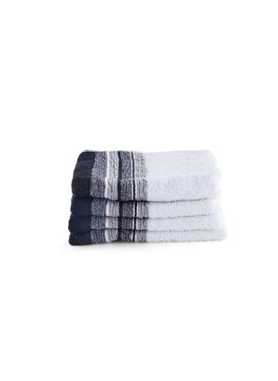 اشتري Solicity Conscious 4-piece Fingertip Towel Set 30x30cm- White في الامارات