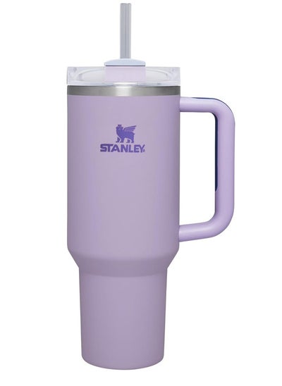 اشتري 40oz Stainless Steel Vacuum Insulated Tumbler with Lid and Straw for Water, Iced Tea or Coffee, Smoothie and More في الامارات