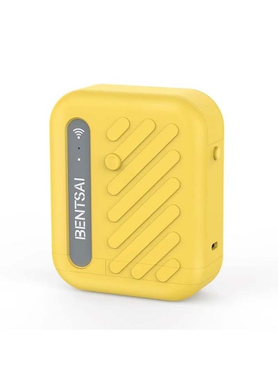 اشتري BENTSAI B10 Mini Handheld Printer Mobile Printer Wirless WiFi Printer with iOS/Android APP (Yellow) for DIY Printing T-Shirt Printing QR-Code Barcode Production Date Logo Batch Series Number في الامارات