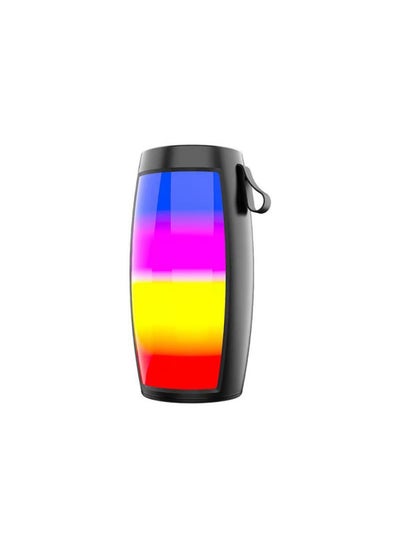 Buy New Pulse 1202 Bluetooth Speaker Colorful Night LightBlack Black in UAE