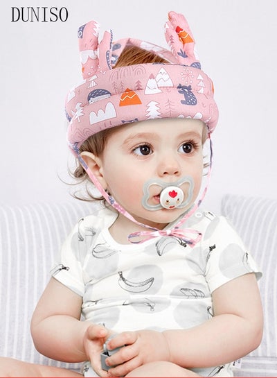 Buy Baby Anti-Fall Head Protection Cap Head Protector Cushion Pillow Toddler Anti-Collision Hat Breathable Safety Protect Hat for Crawling and Walking in Saudi Arabia