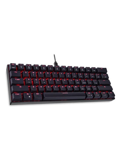 Buy CK61 RGB Mechanical 61 Keys Anti-Ghosting With Backlight Keyboard Black/Red in Saudi Arabia