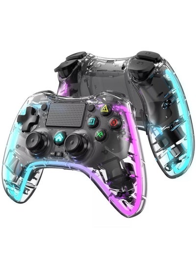 Buy Wireless PS4 Controller,Dual Vibration Game Joystick Controller for Playstation 4/Pro/Slim with Sensitive Touch Pad, Built-in Speaker, Stereo Headset Jack, 6-axis Motion Control in UAE