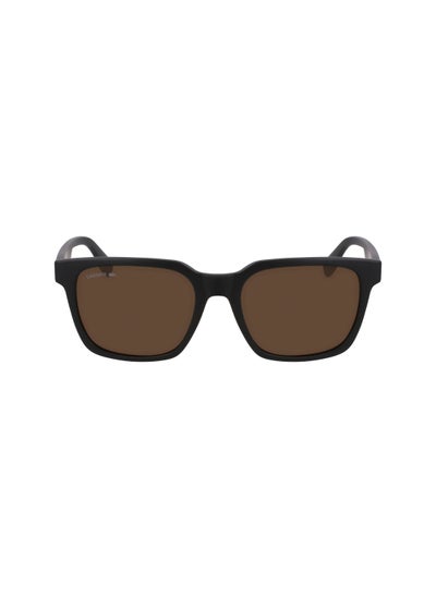 Buy FULL RIM BIO INJ-G820 MODIFIED RECTANGLE LACOSTE SUNS L6028S  5419 (002) MATTE BLACK in UAE