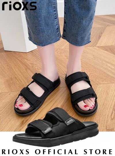 Buy Women's Fashion Slippers Non-Slip Soft Adjustable Sandals For Indoor And Outdoor Use in UAE