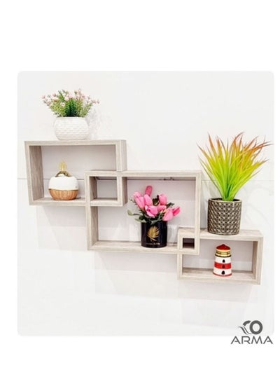 Buy 3 Piece Wall Shelving Set in Saudi Arabia