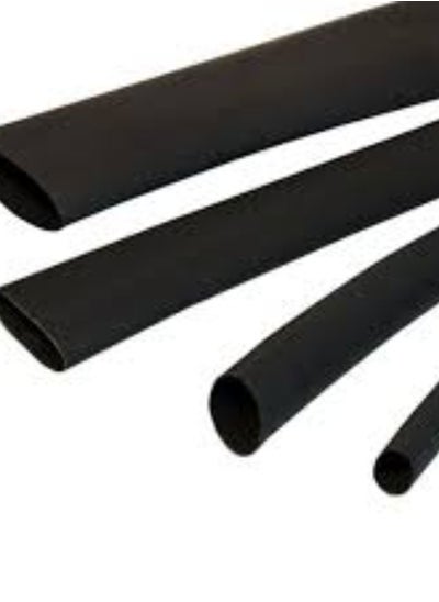 Buy KNP Black Heat Shrink Sleeve 25mm heat shrink sleeve is crucial for safeguarding and maintaining the integrity of electrical connections, providing a durable and protective layer. in UAE