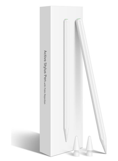 اشتري iPad Pencil 2nd Generation with Magnetic Wireless Charging and Tilt Sensitive Palm Rejection, Stylus Pen Compatible with iPad Pro 11 inch 1/2/3, iPad Pro 12.9 Inch 3/4/5, iPad Air 4/5, iPad Mini 6 في الامارات