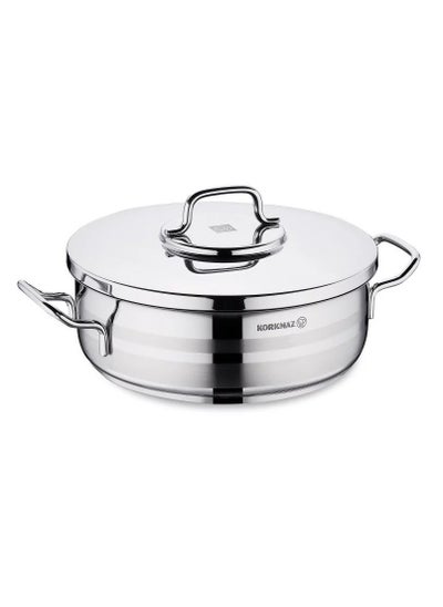 Buy Astra Korkmaz Steel Low Pot, 24cm in Saudi Arabia