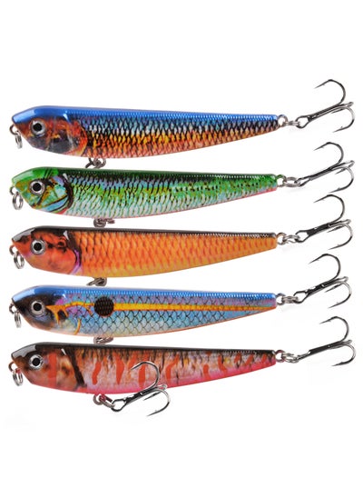 اشتري Fishing Lures Kit, Lifelike Action, Super Sharp Hooks, Sturdy and Durable - Perfect for Bass, Trout, Pike, and More في الامارات