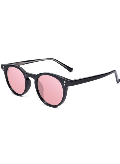 Buy Polarized Small Classic Round Sunglasses For Men Retro Fashion Sunglasses in Saudi Arabia