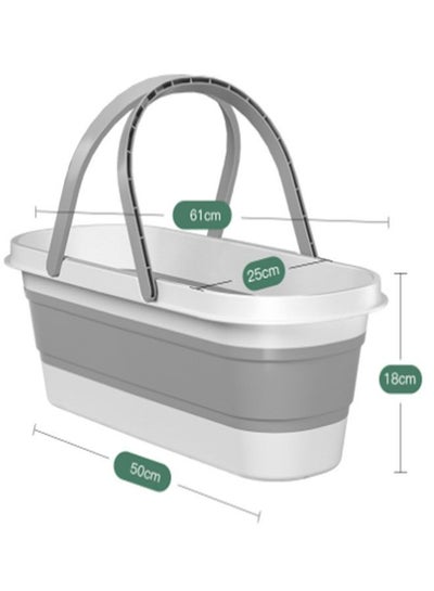 Buy Multi-Functional Foldable Mop Bucket in UAE