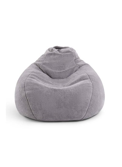 اشتري Comfy Filled Bean Bag 101x103x86cm - Grey في الامارات