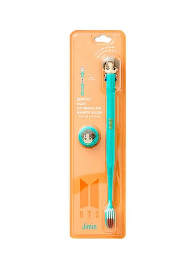 اشتري K-Pop Idols Goods Jimin Character Figure Toothbrush with Convenient Magnetic Holder Toothbrush ‎2.9 x 1.1 x 10.4inch في الامارات