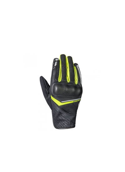 Buy Ixon RS LAUNCH GLOVES-BLACK/YELLOW/WHITE-Large in UAE