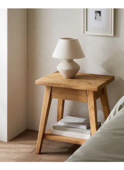 Buy Commode/Side Table -  Natural Suede Wood in Egypt