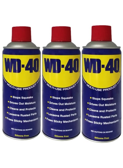 اشتري Multi-Use Lubricant Product Spray 330Ml Pack Of 3 في الامارات