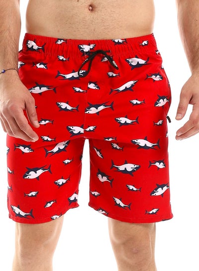 Buy Printed Swim Short, Water Proof 100% Polyester Fabric in Egypt