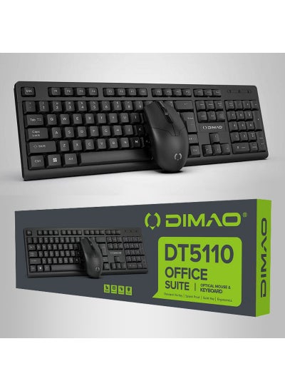 Buy LimeiT13 Floating Wired Keyboard and Mouse Combo for Gaming and Office Emperor Cat DT5110 Mouse and Keyboard Set in Saudi Arabia