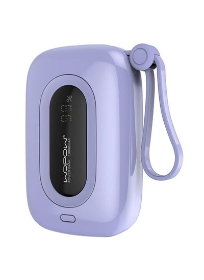 Buy Sq27 Power Bank 10000 mAh 22.5W Purple in Saudi Arabia