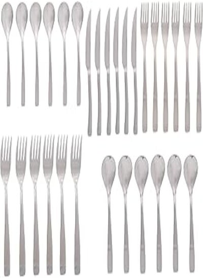 Buy Zinnia 30/0056 Stainless Steel 30-Piece Cutlery Set in Egypt