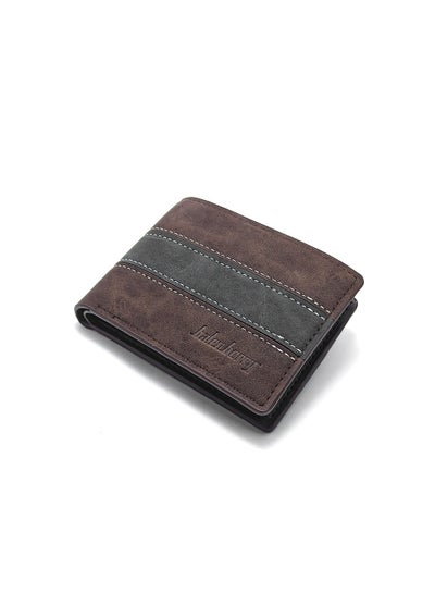 اشتري Tow Tone Leather wallet for men في مصر
