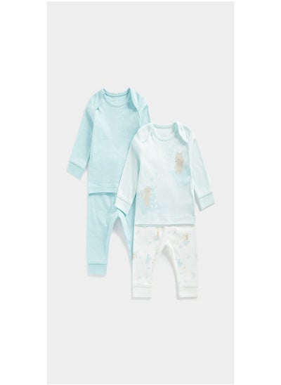 اشتري Bear and Bunny Baby Pyjamas 2 Pack في الامارات