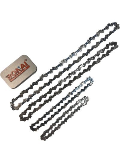 Buy Mini 6 Inch Cordless Chainsaw Replacement Chain Black/Silver Packaging With Tin Box in UAE