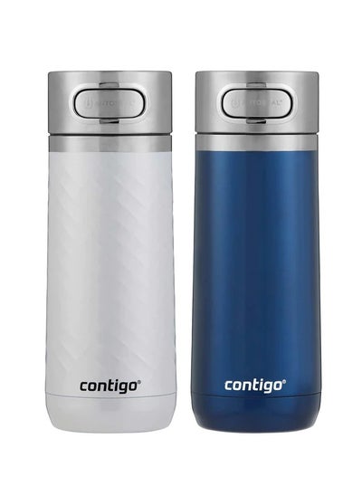 Buy Contigo Luxe Autoseal Spill proof Travel Mug 2 pack, 414ml, 14 oz. in UAE