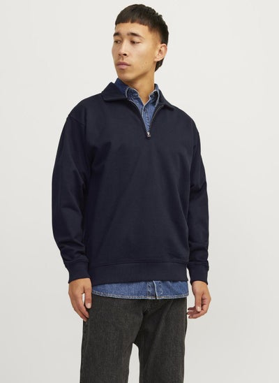 Buy Jprblumarc Half Zip Through Collar Sweatshirts in Saudi Arabia