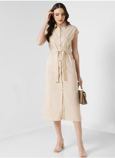 Buy Button Down Shirt Dress in UAE