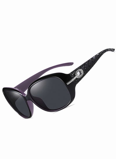 Buy Polarized Sunglasses for Women Trendy Oversized Big Women's Sun Glasses UV Blocking in Saudi Arabia