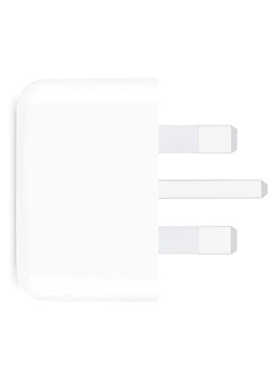 Buy 20W USB-C 3-Pin Power Adapter White in UAE