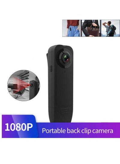Buy Mini Camera, Back Clip Action Camera 1080P Multi Systems Support for Sports Small bicycle camera in Saudi Arabia