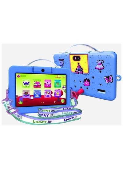 اشتري Oteeto Tab 5 Travel Mate 7 inch IPS LED Display 5G Wifi Kids Tablet with 4GB RAM and 128GB ROM and 300OmAh Battery (Blue) في الامارات