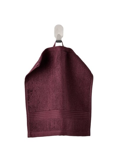 Buy Washcloth deep red 30x30 cm in Saudi Arabia