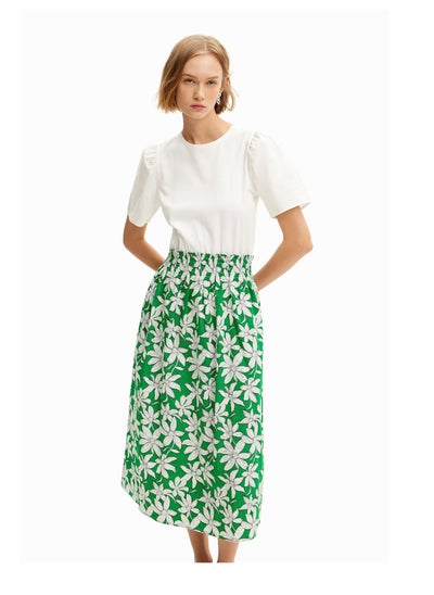 Buy Combination floral midi dress in Egypt