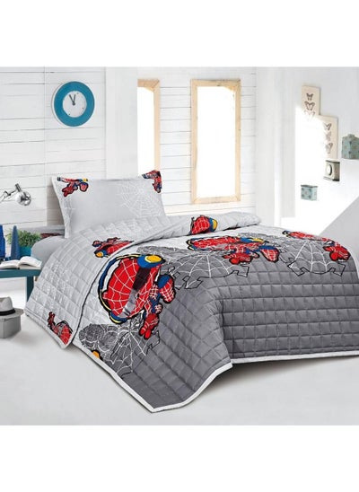 Buy Compressed bed comforter set consisting of 3 pieces, children's drawings in Saudi Arabia